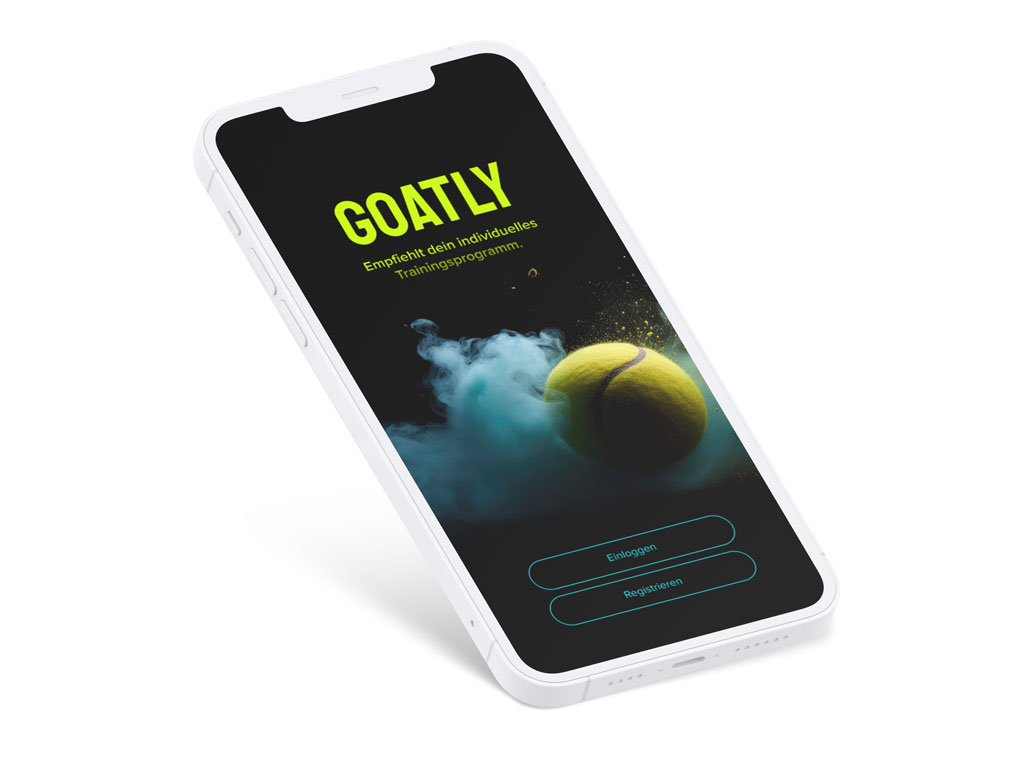 goatly_app Smartphone mit GOATLY App